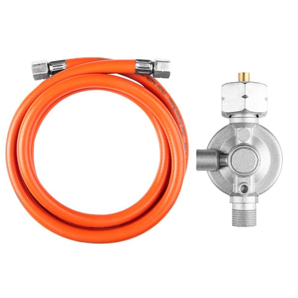 Gastrykregulator og 1,5m slange, til det polske marked, til 50 kW cylindere
