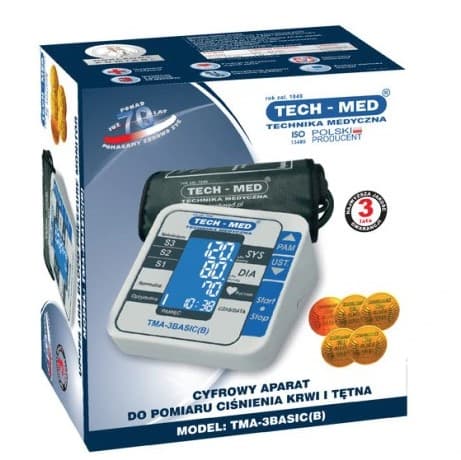 TECH-MED TMA 3 BASIC B VERENPAINEEN MITTAUSLAITE + VIRTALÄHDE