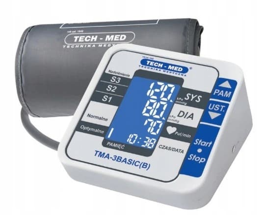 TECH-MED TMA 3 BASIC B VERENPAINEEN MITTAUSLAITE + VIRTALÄHDE