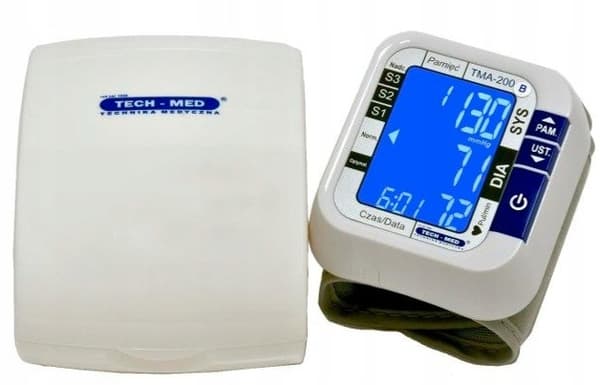 TECH-MED Elektroninen ranneverenpainemittari TMA-200B 1 kpl.