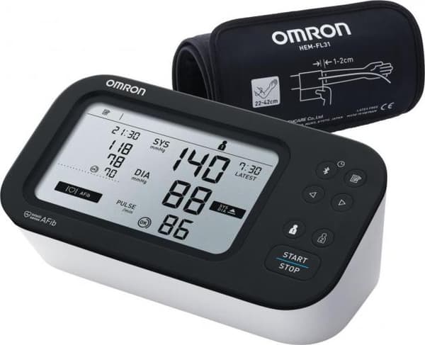 OMRON M7 Intelli IT AFib automaattinen olkavarsiverenpainemittari