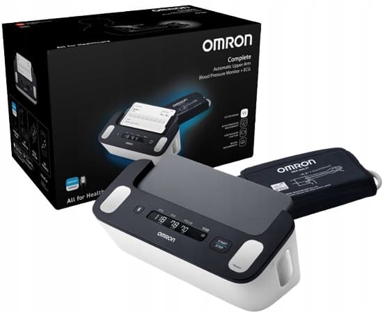 OMRON Täydellinen verenpainemittari ja elektroninen EKG 1 kpl