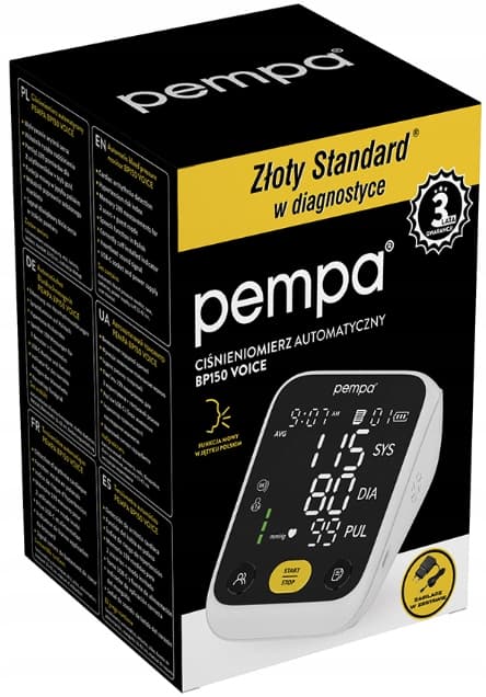 PEMPA VOICE automaattinen verenpainemittari BP150 olkavarteen puhuva 1 kpl
