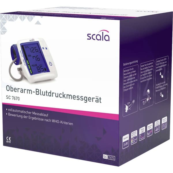 Scala SC 7670 02495 Blodtrycksmätare Överarm
