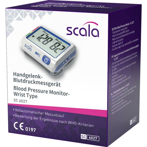 Scala SC 6027 NFC 60270 Blodtrycksmätare Handled