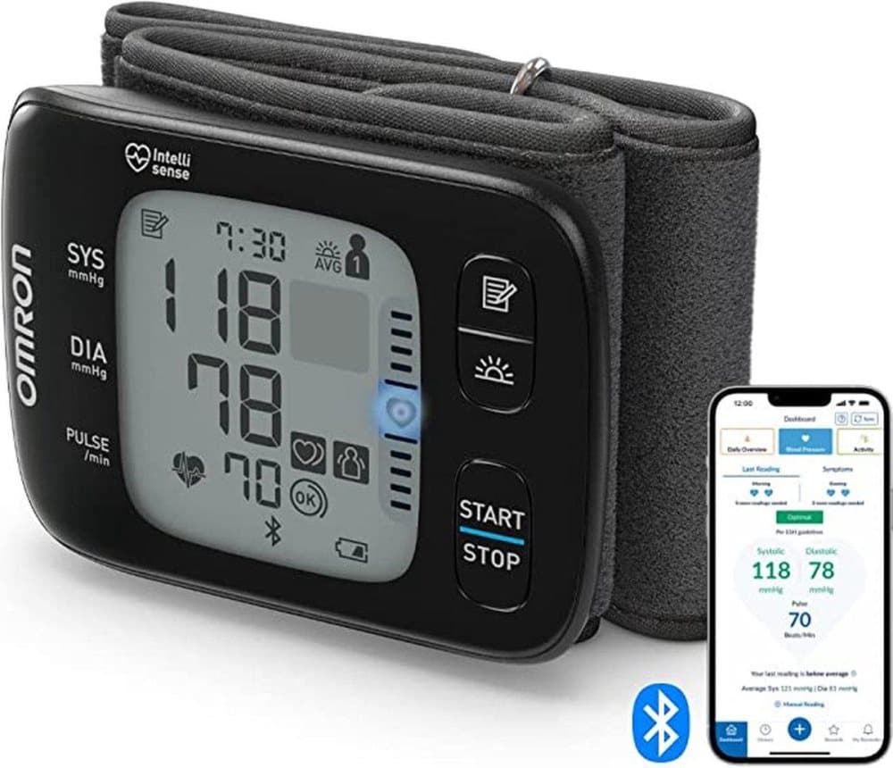 OMRON RS7 Intelli IT - Smart Wrist Blood Pressure Monitor - Kliniskt validerad