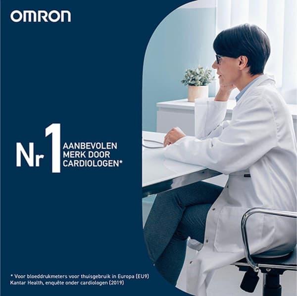 OMRON EVOLV blodtrycksmätare överarm - blodtrycksmätare - med mobilapp - kliniskt validerad - 22 till 42 cm manschett