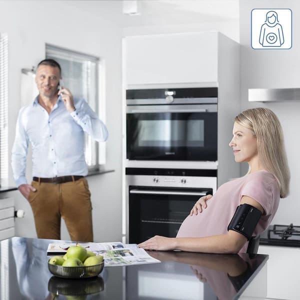 OMRON EVOLV blodtrycksmätare överarm - blodtrycksmätare - med mobilapp - kliniskt validerad - 22 till 42 cm manschett