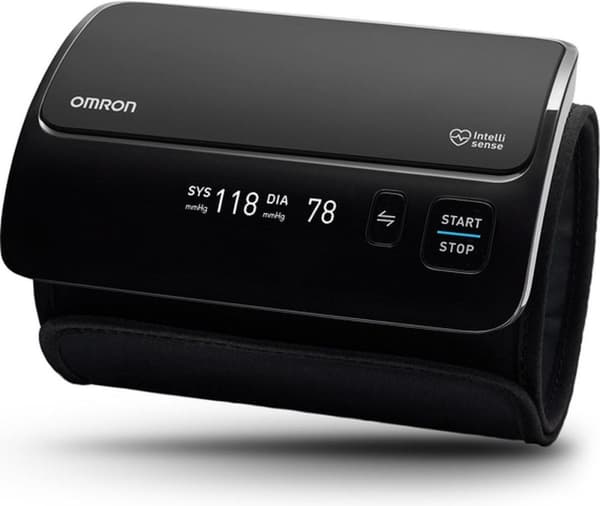OMRON EVOLV blodtrycksmätare överarm - blodtrycksmätare - med mobilapp - kliniskt validerad - 22 till 42 cm manschett