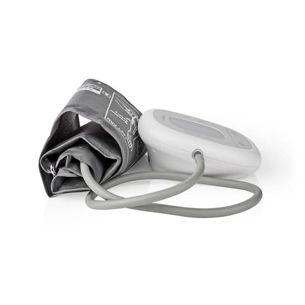 Nedis Blodtrycksmätare | Arm | LCD-skärm bakgrundsbelysning | 22 - 42 cm | Minnesplatser: 60 | Vit