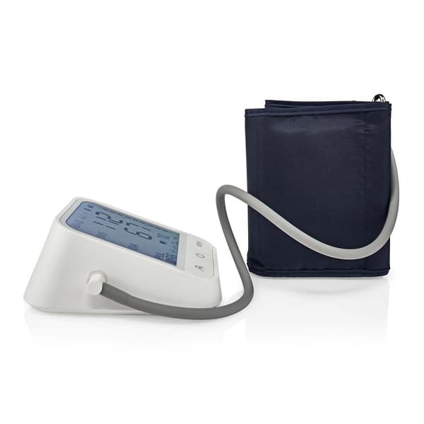 Nedis SmartLife Blodtryksmåler | Arm | Bluetooth® | LCD Display | 22 - 42 cm | Angivelse af stilstand / Detektion af uregelmæssig hjerterytme / Detekt