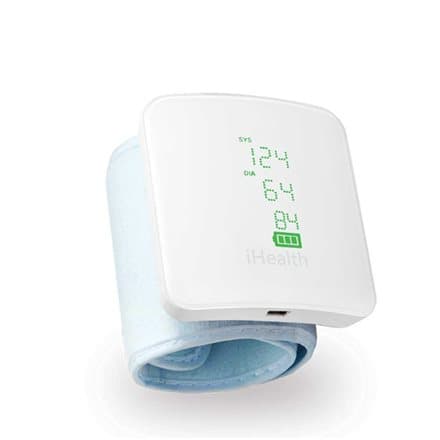iHealth | Wrist Blood Pressure Monitor | BP7S | White | Blood pressure readings are stored on the secure, free, HIPAA compliant iHealth Cloud. Monitor
