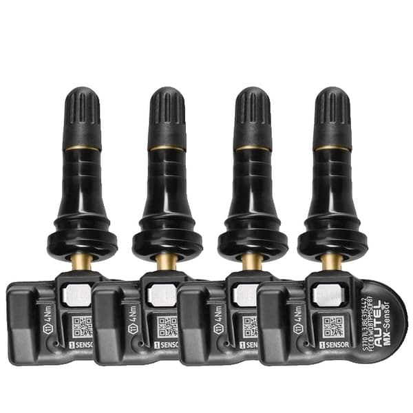 TPMS-sensor, 433MHZ + 315MHZ frekvens, dækreparationsværktøj, 4 stk 2IN1 R