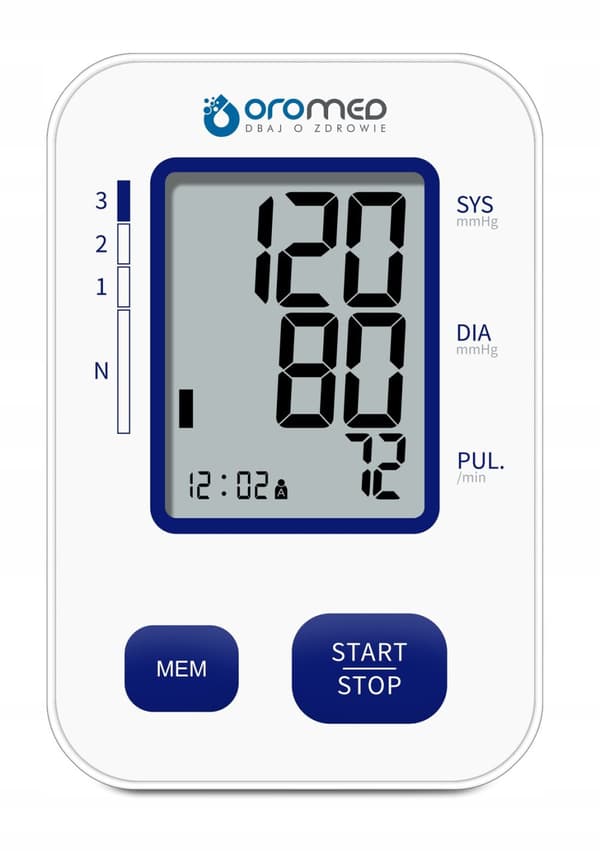 Oromed ORO-BP 1 elektronisk överarmsblodtrycksmätare