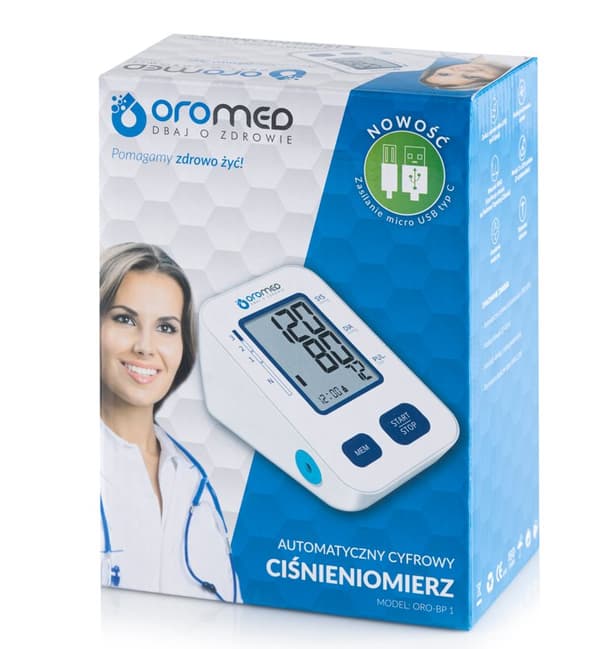 Oromed ORO-BP 1 elektronisk överarmsblodtrycksmätare