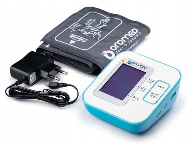 Oromed ORO-N3 COMPACT USB elektronisk överarmsblodtrycksmätare + strömförsörjning