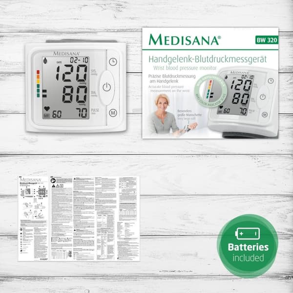 Medisana BW 320 blodtryksmåler til håndleddet