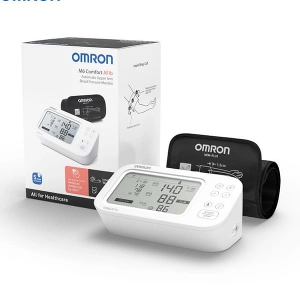 Omron M6 COMFORT AFIB blodtrycksmätare för överarmen