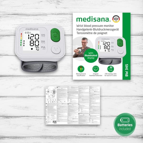 Medisana BW 345 ranneverenpainemittari
