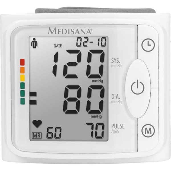 MEDISANA håndledsblodtryksmåler - BW 320 - arytmimåling - XL-cifre