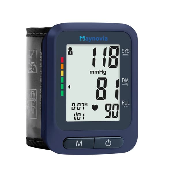 Handledsblodtrycksmätare, LCD HD-display, 120 minneslagring,Atrovirens