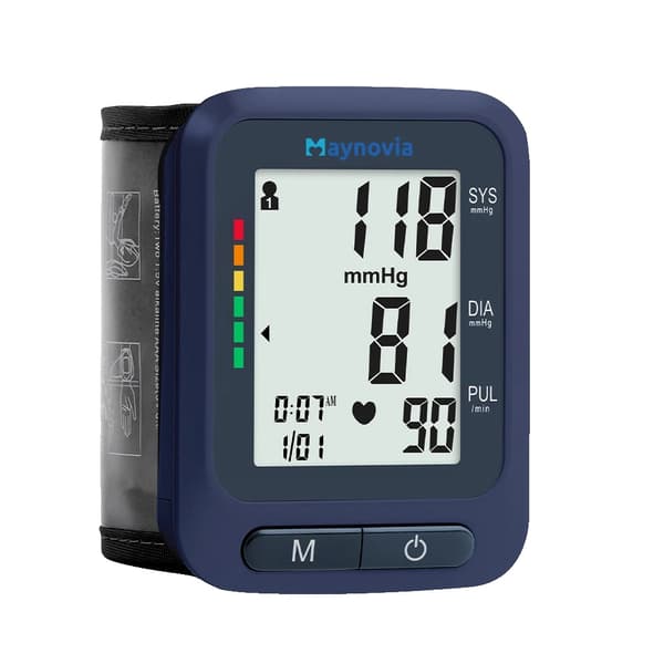 Handledsblodtrycksmätare, LCD HD-display, 120 minneslagring,Atrovirens