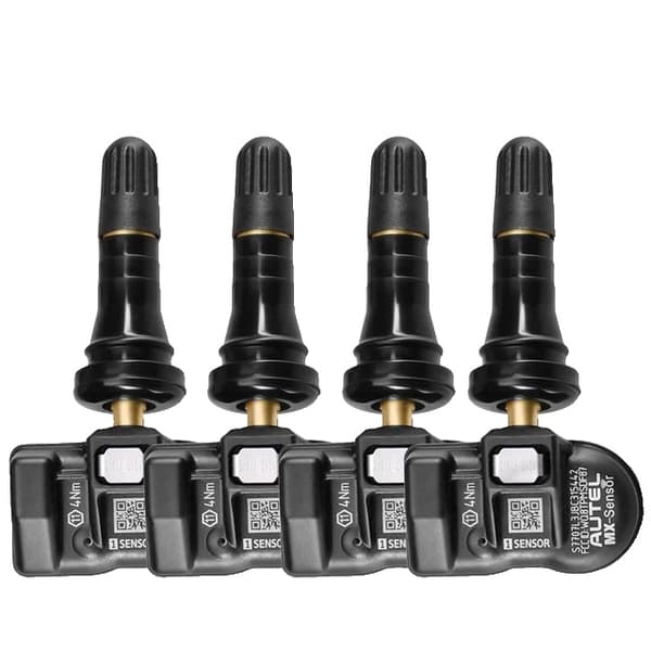 TPMS-sensor, 433MHZ + 315MHZ frekvens, dækreparationsværktøj, 4 stk 2IN1 R