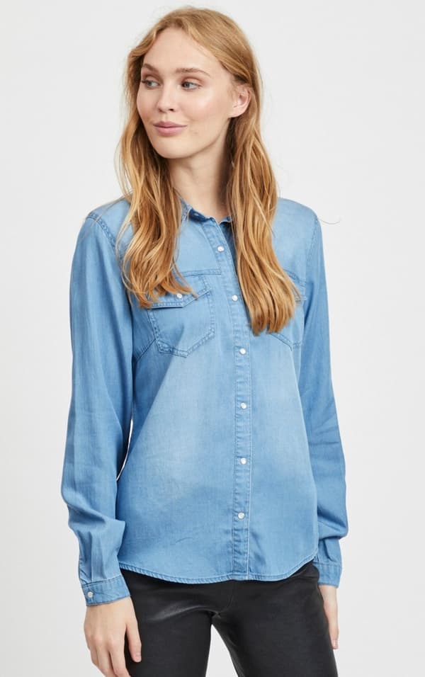Vila - Vibista Denim Shirt