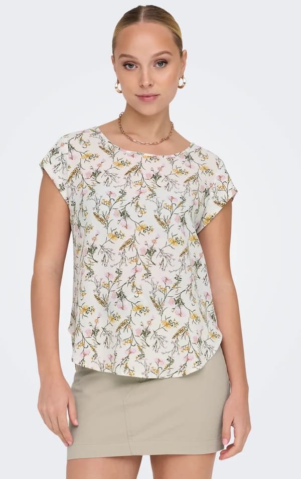 Only - onlVic SS AOP Top