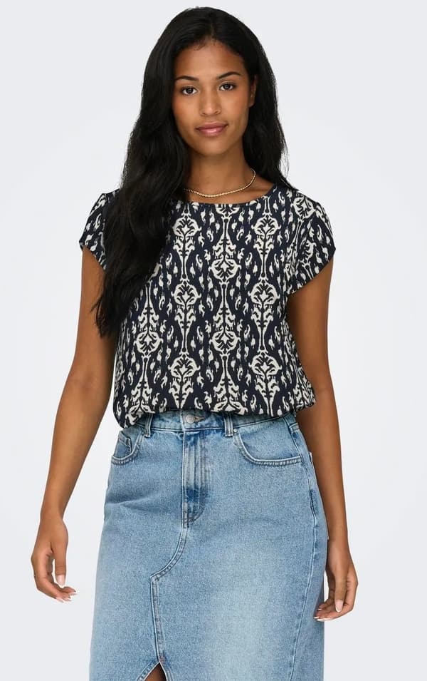 Only - onlVic SS AOP Top