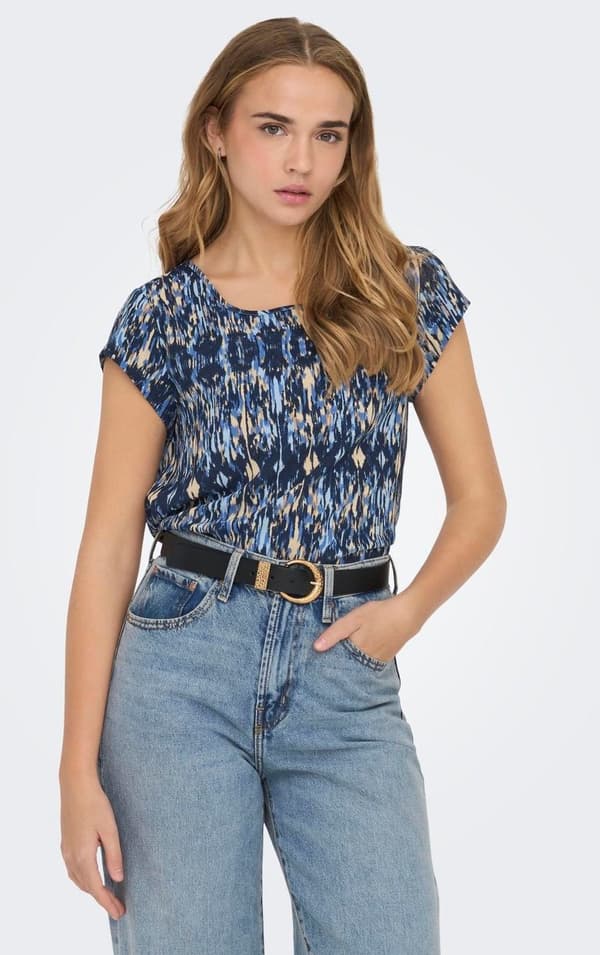 Only - onlVic SS AOP Top