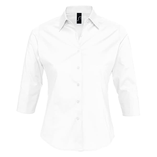 SOLS Womens/Ladies Effect 3/4-ärmad arbetskjorta med passform