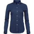 Miniatyrbillede 1 af 2: Tee Jays Langærmet langærmet casual Twill skjorte til kvinder/damer