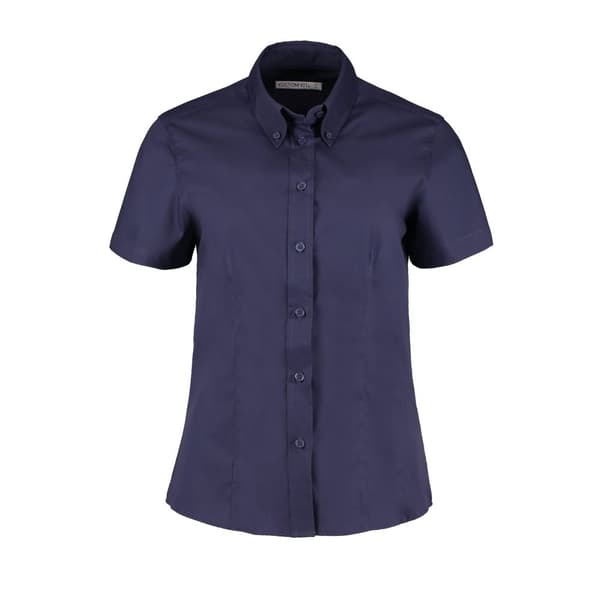 Kustom Kit Womens/Ladies Corporate Oxford Short Sleeved Blouse