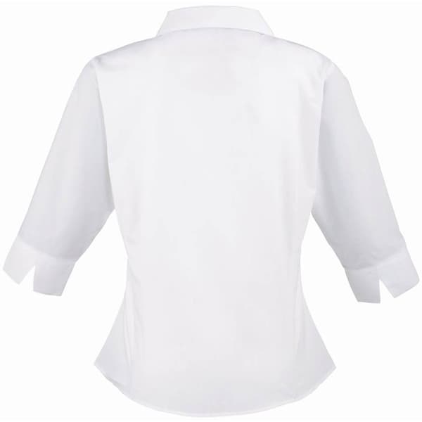 Premier Womens/Ladies Poplin 3/4 Sleeve Blouse