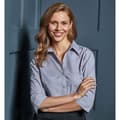 Miniatyrbilde 3 av 4: Premier Womens/Ladies Poplin 3/4 Sleeve Blouse