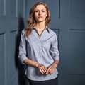 Miniatyrbilde 2 av 4: Premier Womens/Ladies Poplin 3/4 Sleeve Blouse