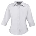 Miniatyrbilde 1 av 4: Premier Womens/Ladies Poplin 3/4 Sleeve Blouse
