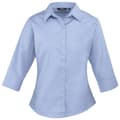 Miniatyrbilde 1 av 2: Premier Womens/Ladies Poplin 3/4 Sleeve Blouse