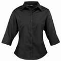 Miniatyrbilde 1 av 2: Premier Womens/Ladies Poplin 3/4 Sleeve Blouse