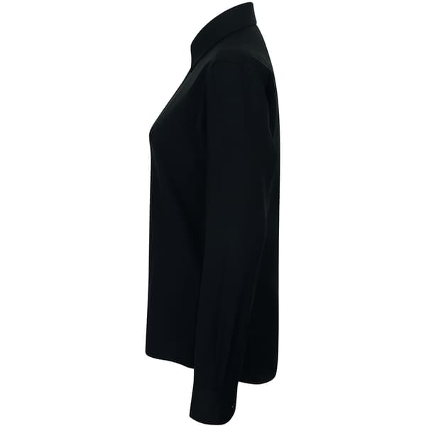 Henbury Womens/Ladies Wicking Long Sleeve Work Shirt