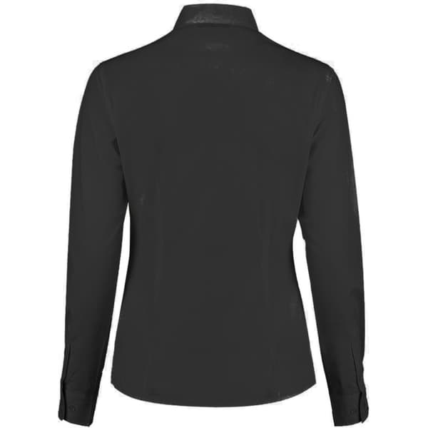 Kustom Kit Womens/Ladies Mandarin Collar Fitted Long Sleeve Shirt