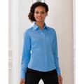 Miniatyrbilde 4 av 4: Russell Collection Ladies/Womens Long Sleeve Poly-Cotton Easy Care Fitted Poplin Shirt