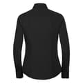 Miniatyrbilde 2 av 5: Russell Collection Ladies/Womens Long Sleeve Poly-Cotton Easy Care Fitted Poplin Shirt