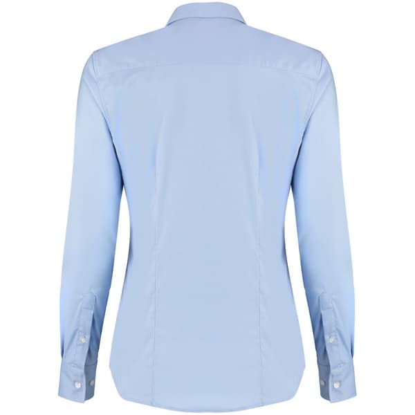 Kustom Kit Kvinnor/Damer långärmad skräddarsydd Oxford-skjorta med stretch