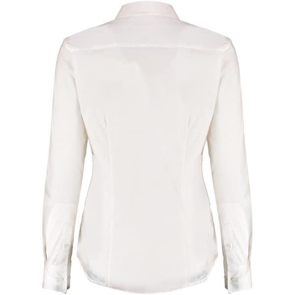Kustom Kit Womens/Ladies Long Sleeve Tailored Stretch Oxford Shirt