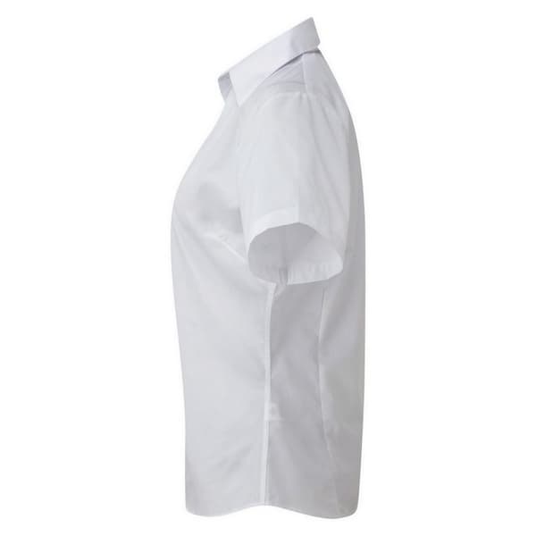 Premier Short Sleeve Poplin Blouse / Plain Work Shirt