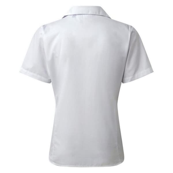 Premier Short Sleeve Poplin Blouse / Plain Work Shirt