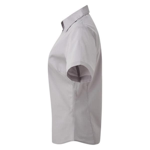 Premier Short Sleeve Poplin Blouse / Plain Work Shirt