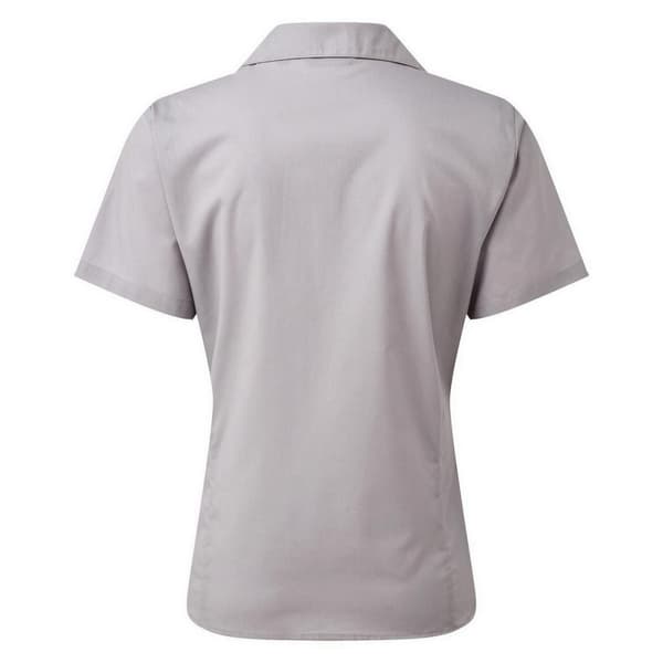 Premier Short Sleeve Poplin Blouse / Plain Work Shirt